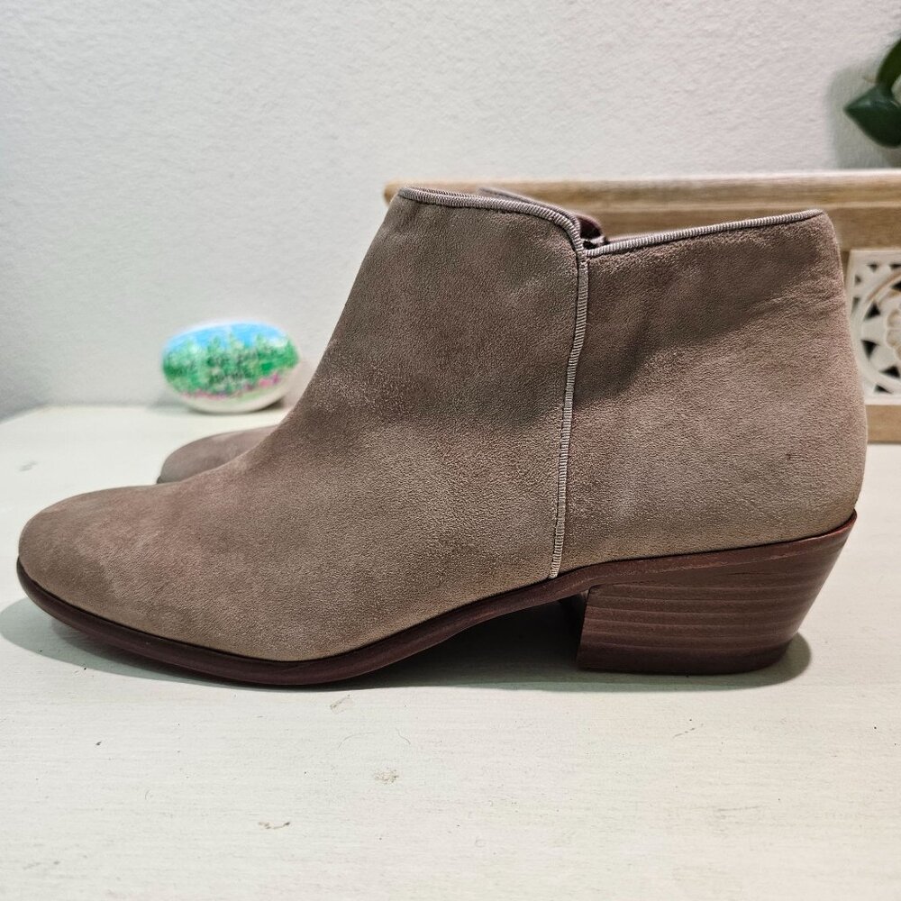 Sam Edelman Womens Sz 8.5 M Petty Suede Booties Western Comfort Casual Boots - Picture 7 of 11